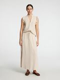 Selected SLEEVELESS RUFFLE DETAIL TOP, Sandshell, highres - 16096447_Sandshell_005.jpg