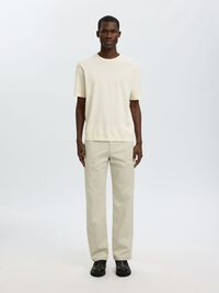 COTON T-SHIRT, Egret, highres