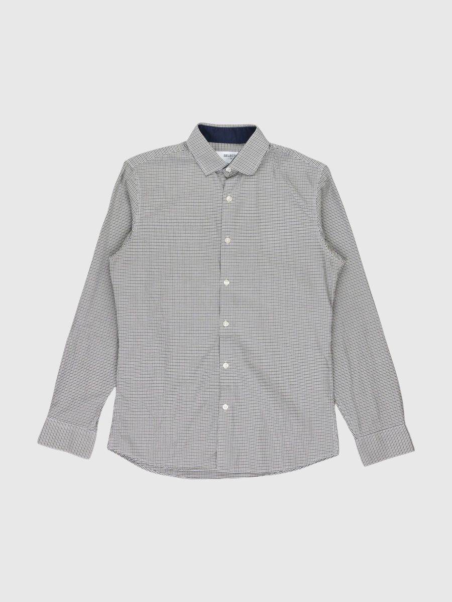 Selected CURVED HEM SHIRT, Winter Moss, highres - 80000384_WinterMoss_001.jpg