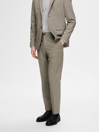 VISKOSEMIX SLIM FIT ANZUGHOSE, Brownie, highres