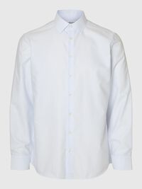 100% BOMULD SLIM FIT SHIRT, White, highres