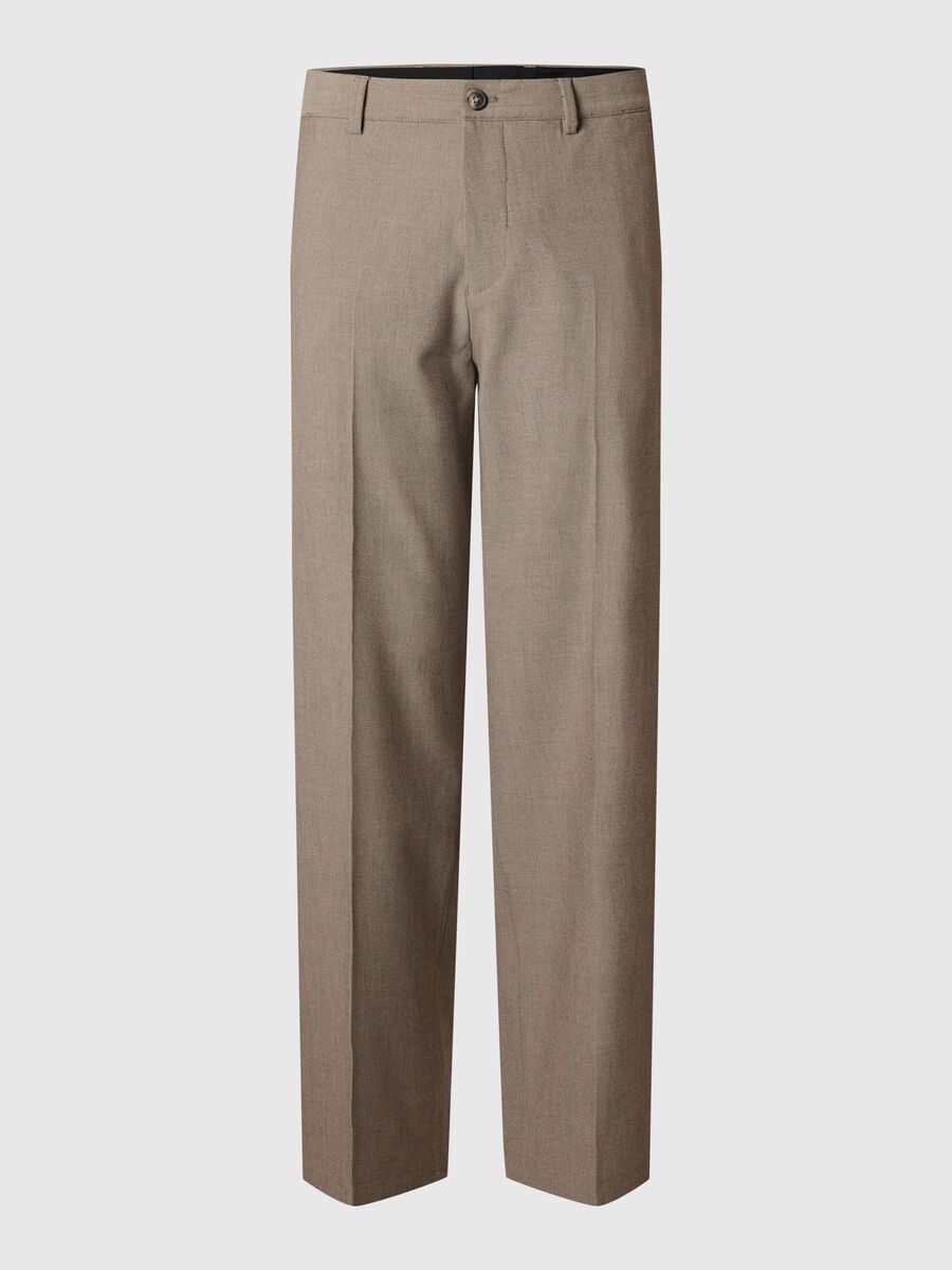 Selected 220 LOOSE-FIT TROUSERS, Sand, highres - 16096226_Sand_001.jpg