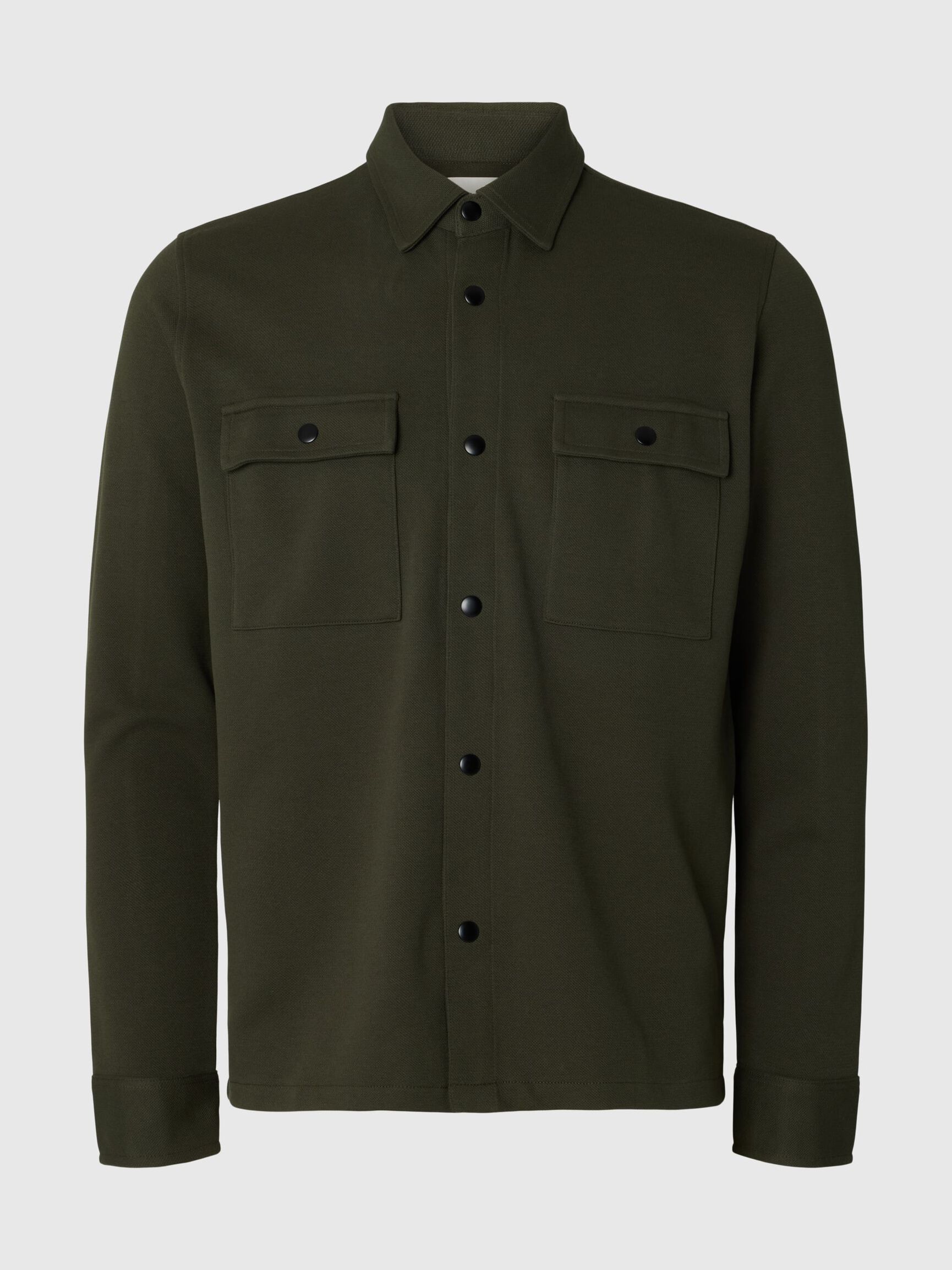 CLASSIC OVERSHIRT, Forest Night, highres