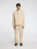 Selected HYBRID COTTON DENIM JACKET, Ecru, highres - 16096957_Ecru_005.jpg