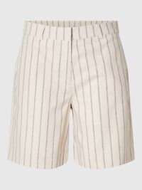 NADELSTREIFEN SHORTS, Sandshell, highres