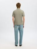 Selected KURZARM POLO SHIRT, Vetiver, highres - 16099994_Vetiver_004.jpg