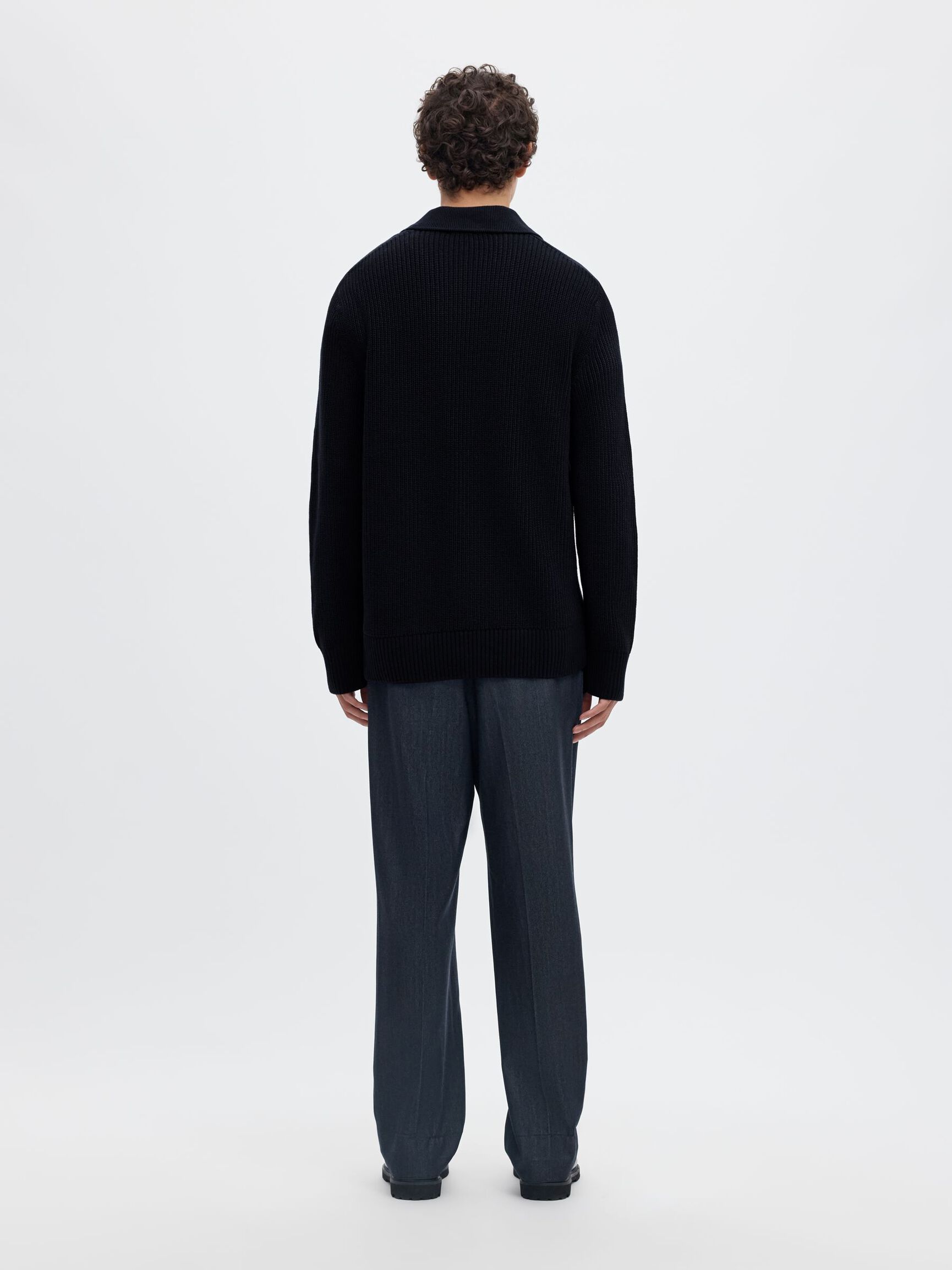 RIBBED PULLOVER, Sky Captain, highres