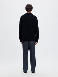 RIBBED PULLOVER, Sky Captain, highres