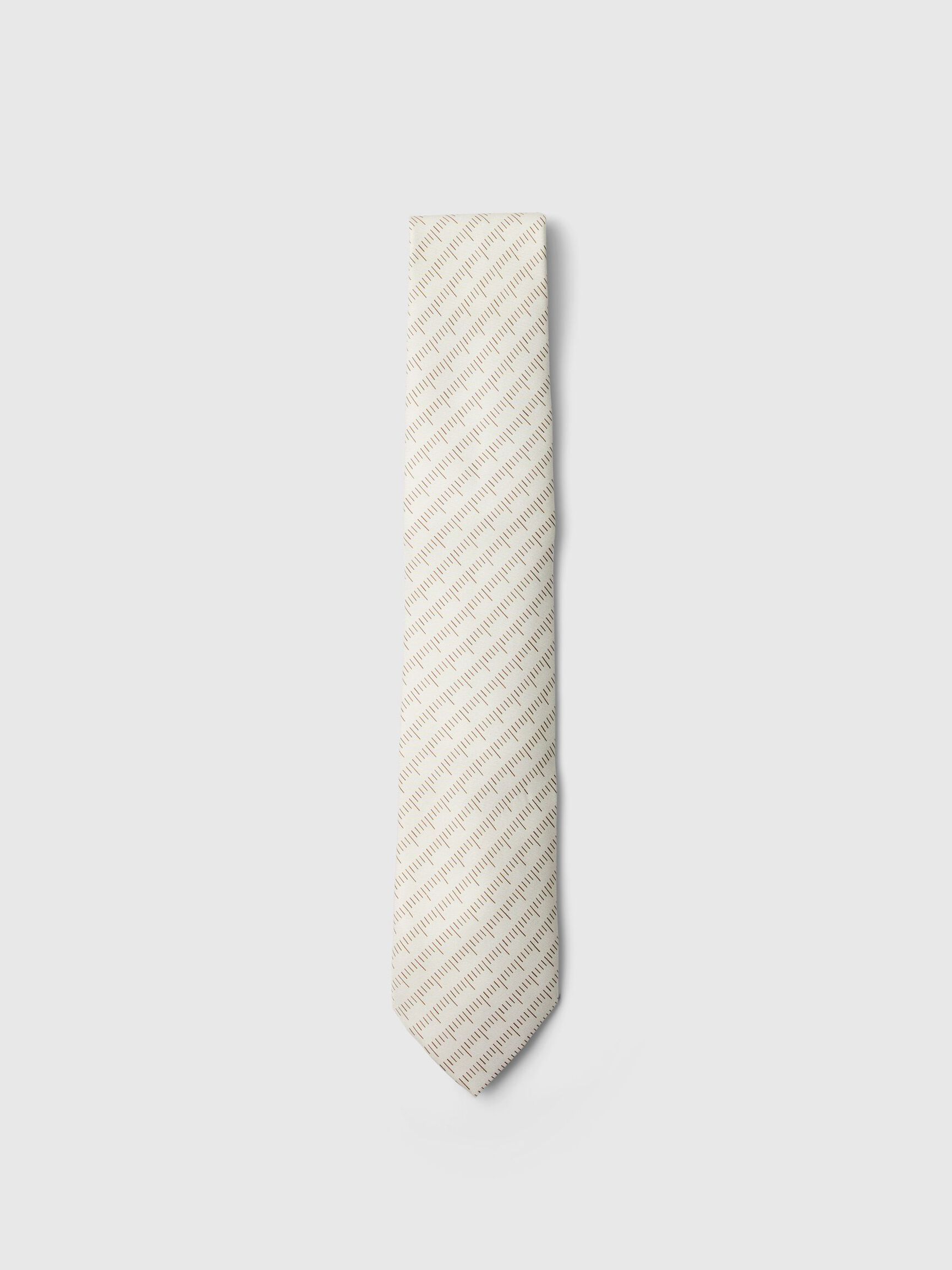 100% SEIDEN KRAWATTE, Silver Birch, highres