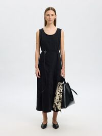 VESTITO DI JEANS, Black Denim, highres