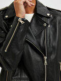 Selected OVERSIZED LEATHER JACKET, Black, highres - 16063204_Black_006.jpg