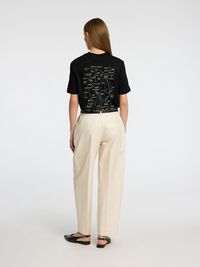 PRINTED RELAXED FIT T-SHIRT, Black, highres