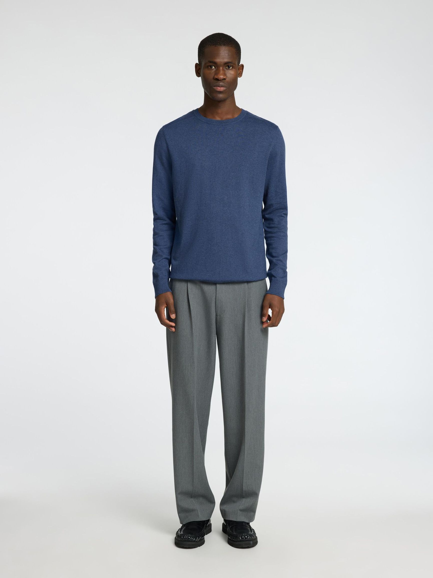 LONG-SLEEVED KNITTED JUMPER, Oceana, highres