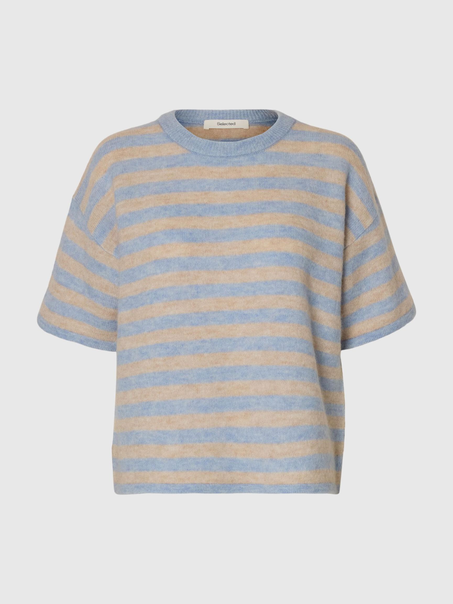 WOLLMIX STRICKPULLOVER, Cashmere Blue, highres