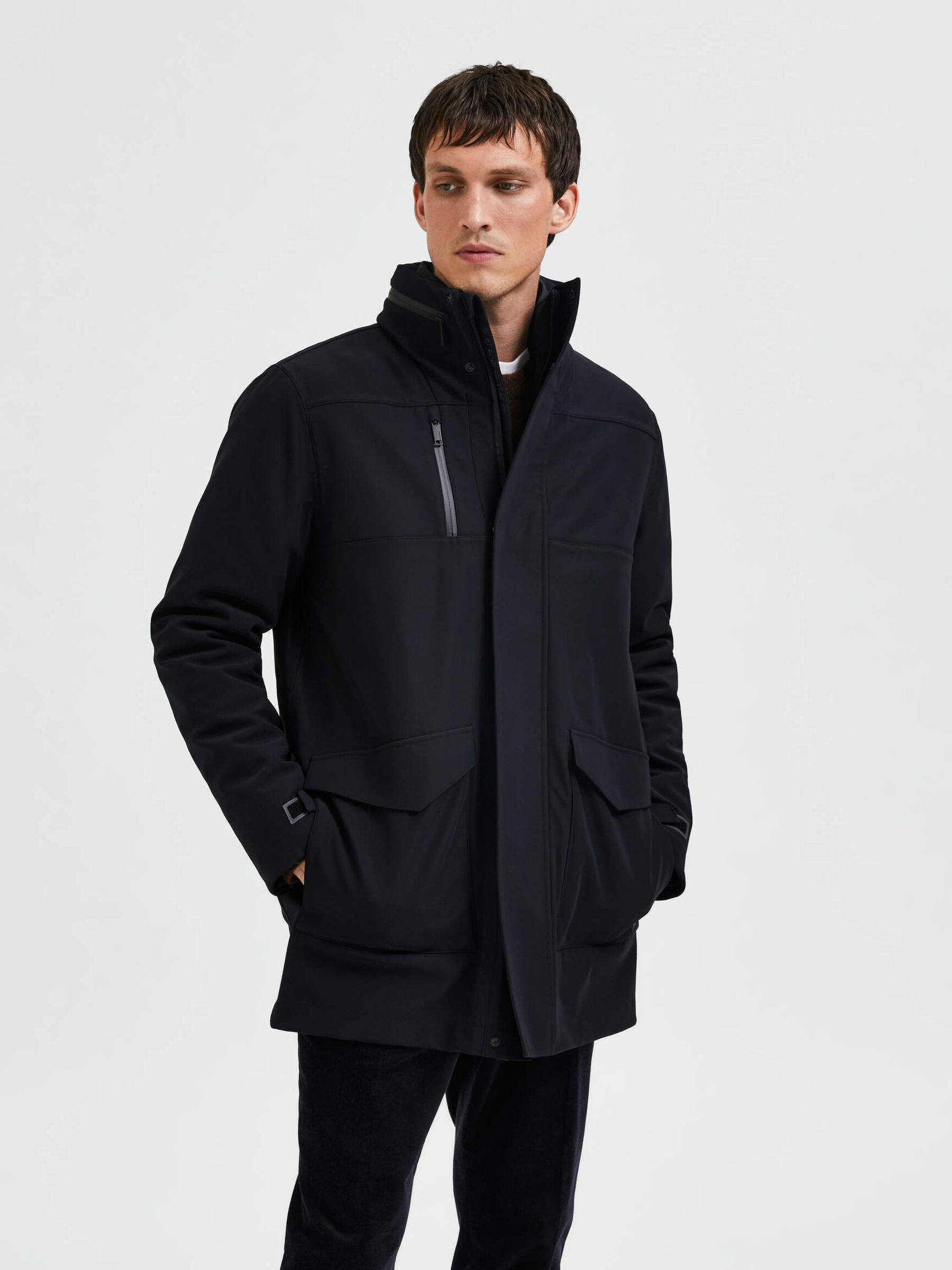 WASSERDICHTE JACKE, Black, highres