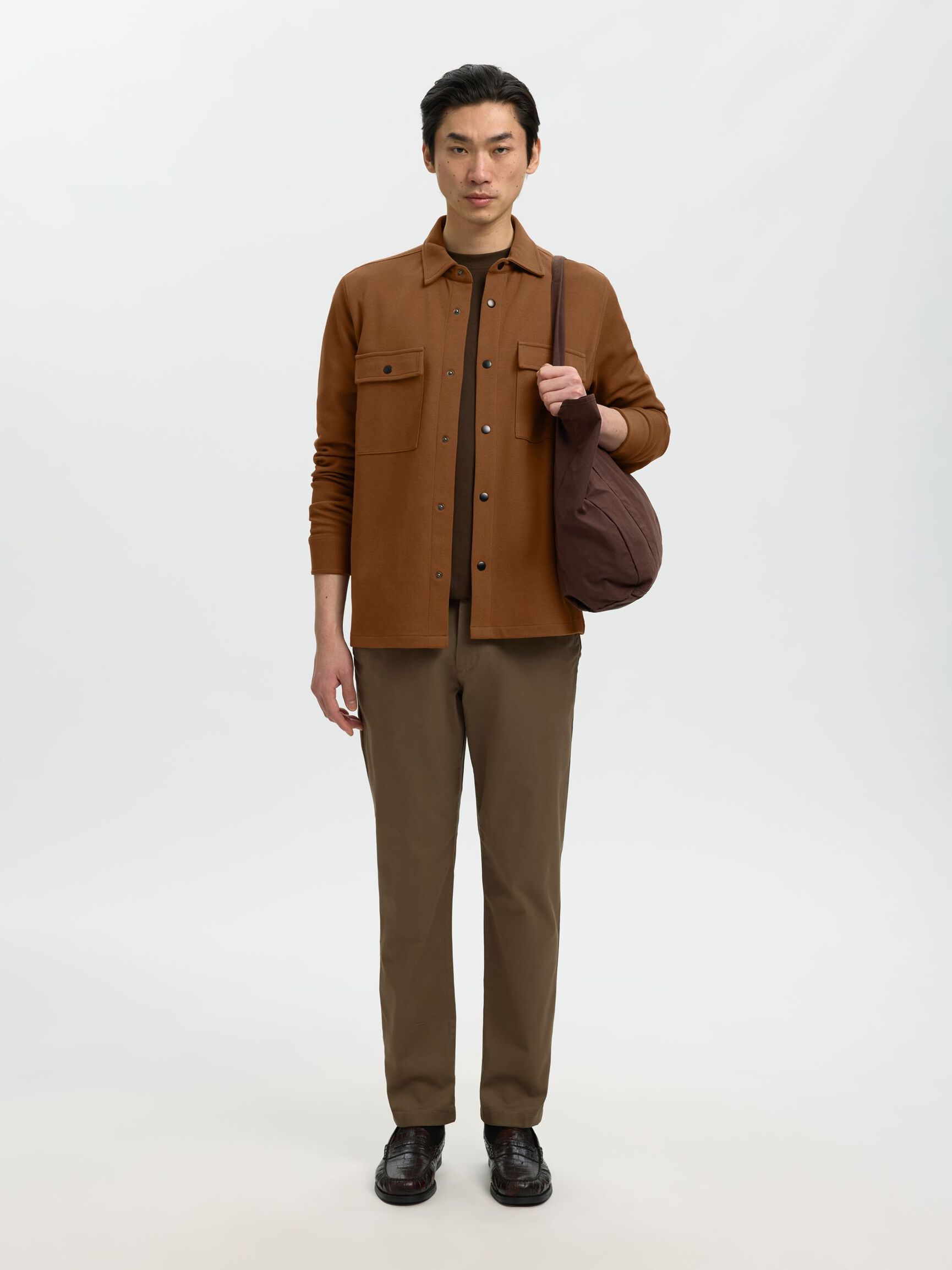 CLASSIC OVERSHIRT, Toffee, highres