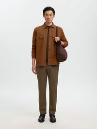 CLASSIC OVERSHIRT, Toffee, highres