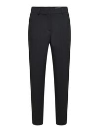 SLIM FIT CROPPED BUKSER, Black, highres