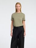 Selected KLASSIEKE T-SHIRT, Vetiver, highres - 16089123_Vetiver_003.jpg