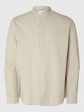 Selected LONGSLEEVE LINNENMIX OVERHEMD, Pure Cashmere, highres - 16079054_PureCashmere_001.jpg