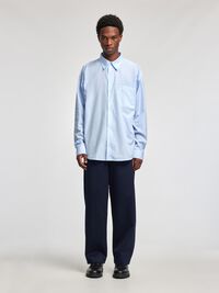RELAXED FIT SHIRT, Cashmere Blue, highres