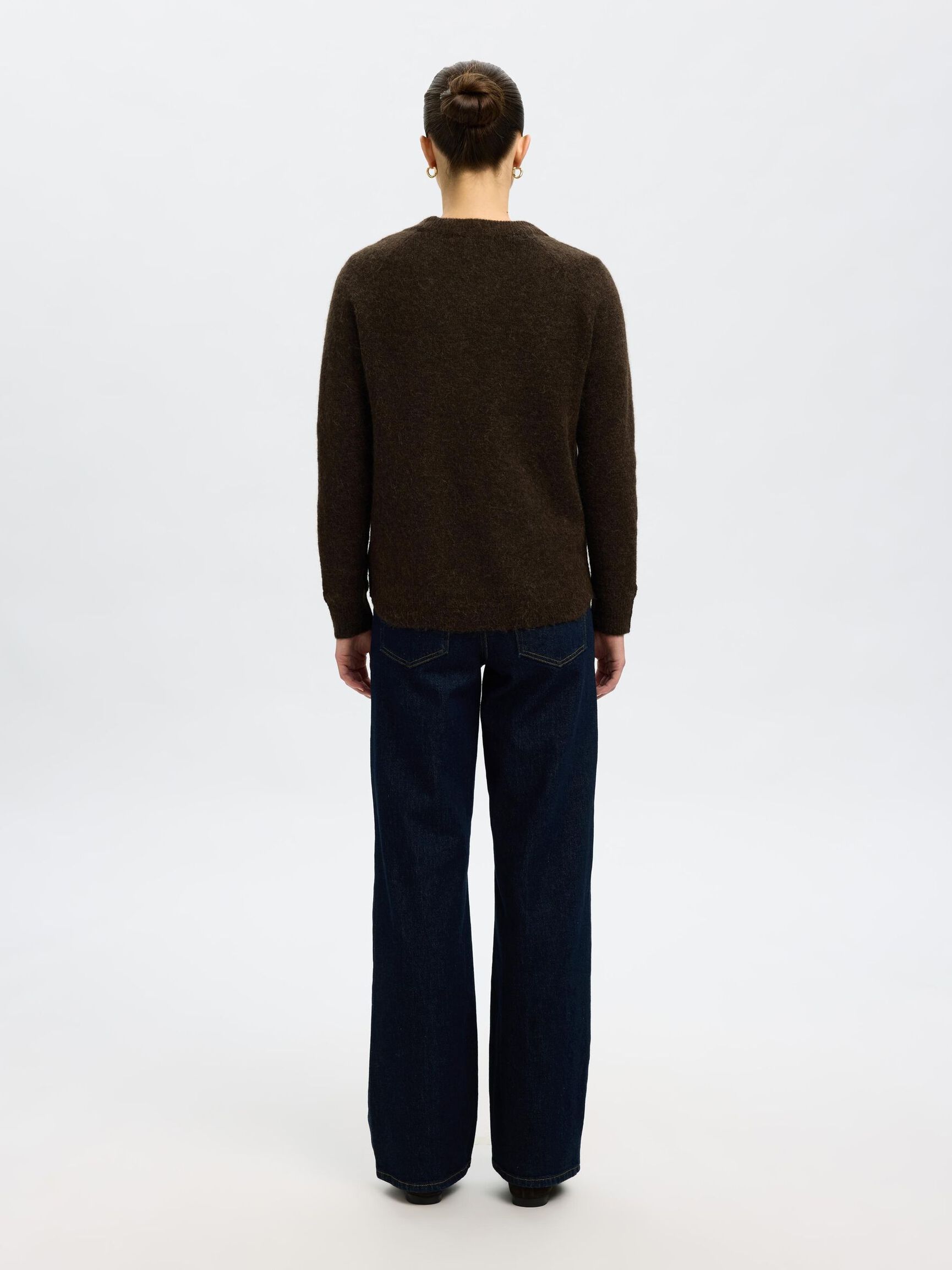 LONG-SLEEVED KNITTED JUMPER, Delicioso, highres