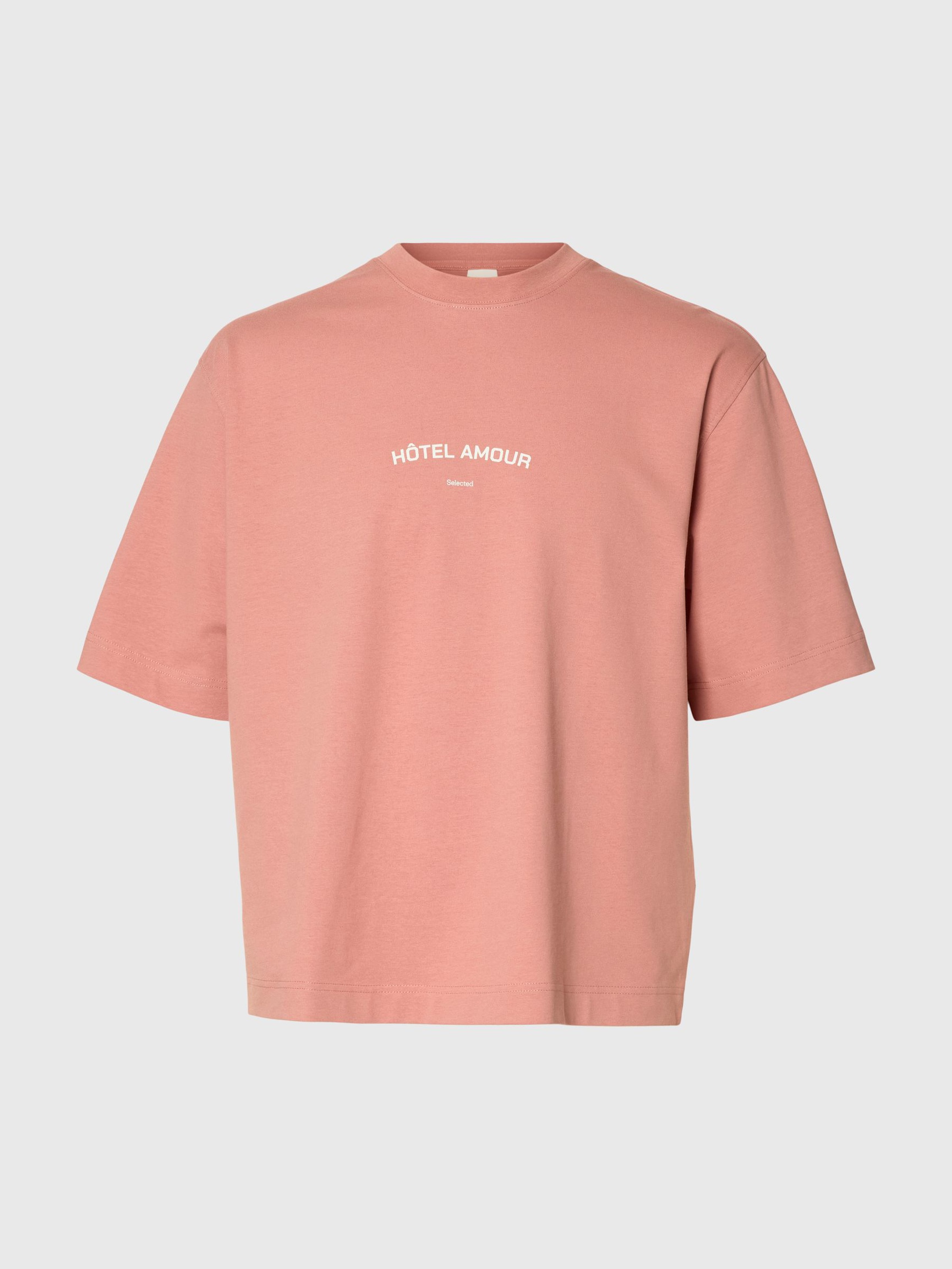 BOXY FIT T-SHIRT, Rose Dawn, highres