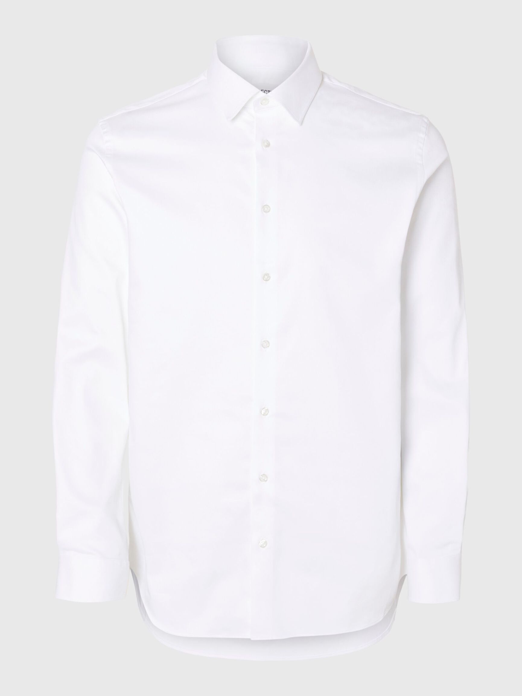 SLIM FIT SKJORTE, Bright White, highres