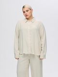 Selected VISCOSE BLEND SHIRT, Sandshell, highres - 16082298_Sandshell_002.jpg
