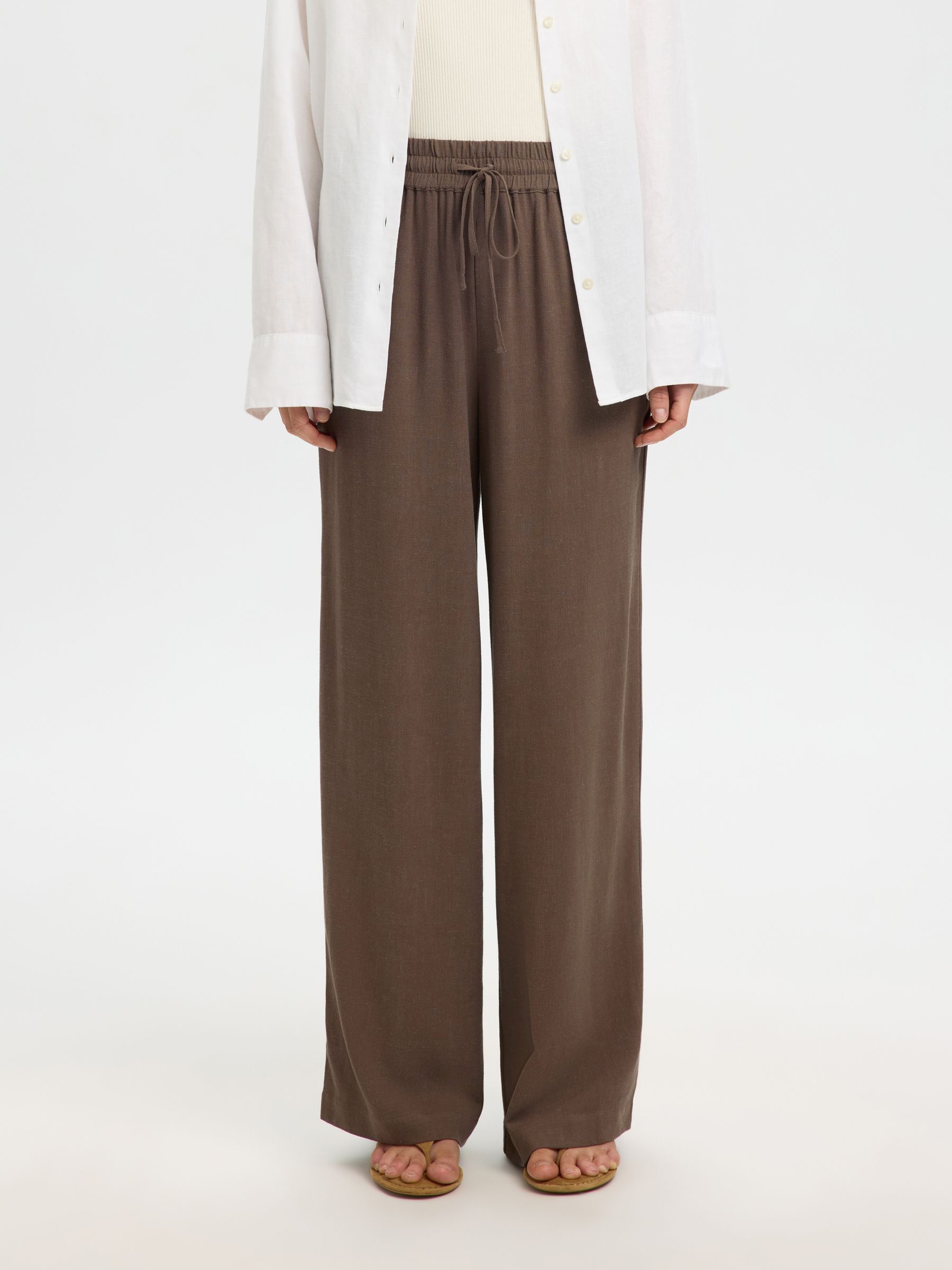 VISCOSEMIX BROEK, Chocolate Chip, highres