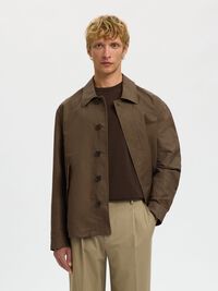 LEINENMIX JACKE, Chocolate Chip, highres