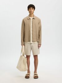 LEINEN LEICHTE JACKE, Savannah Tan, highres