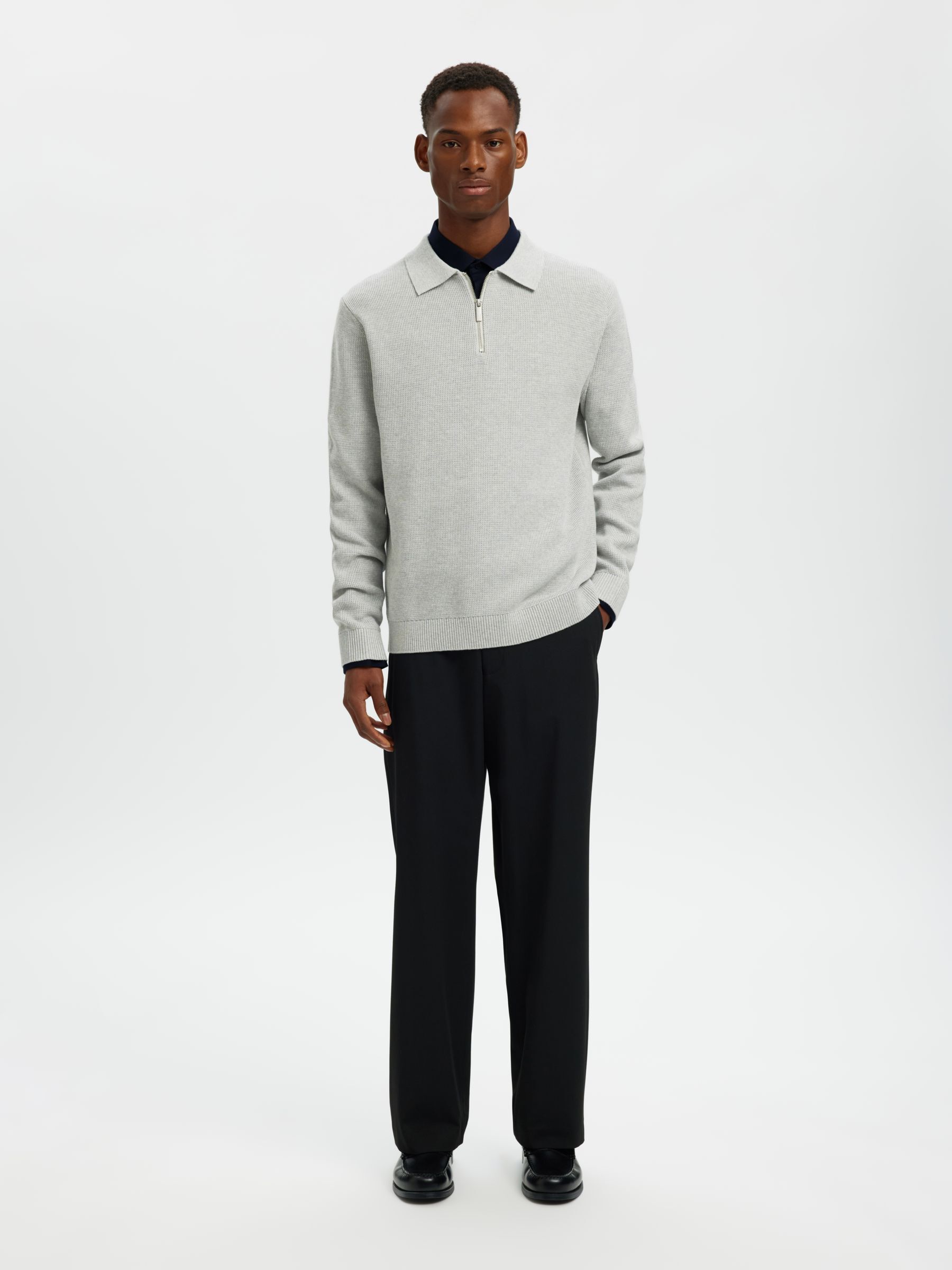 STRETCH REGULAR FIT HEMD, Sky Captain, highres