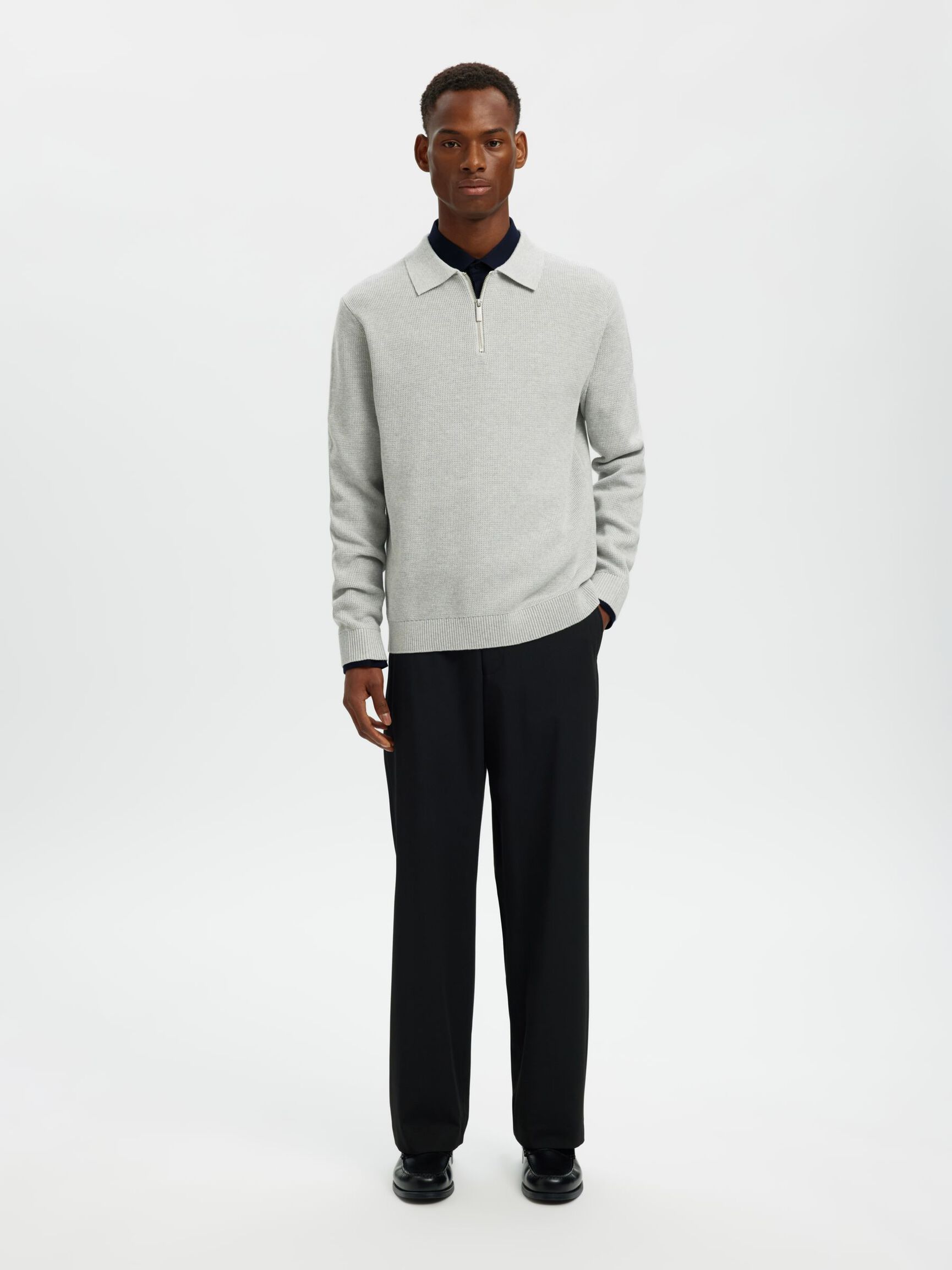 STRETCH REGULAR FIT HEMD, Sky Captain, highres