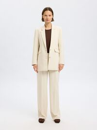 RELAXED FIT EINREIHIGER BLAZER, Birch, highres