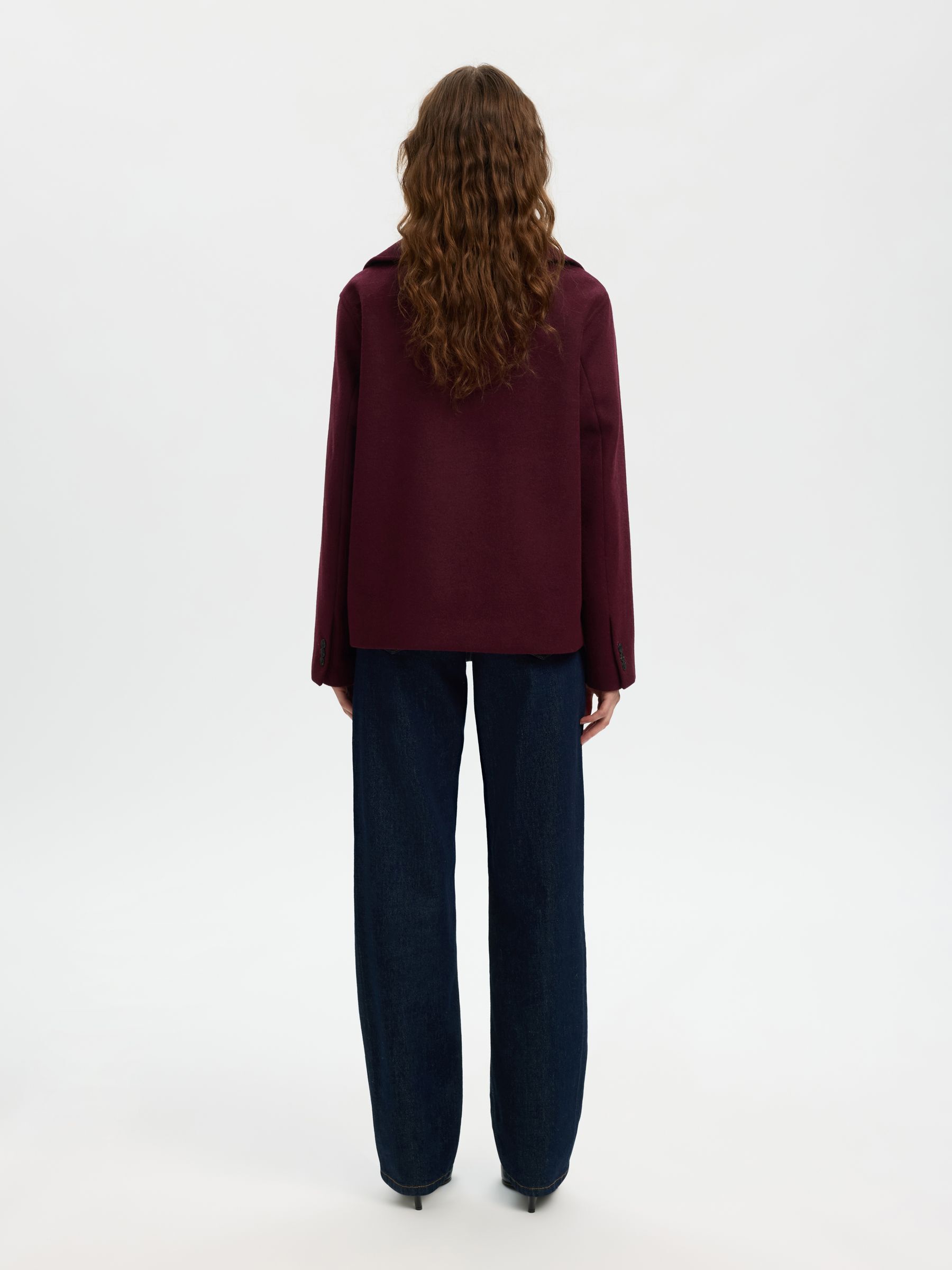 WOOL BLEND JACKET, Fig, highres