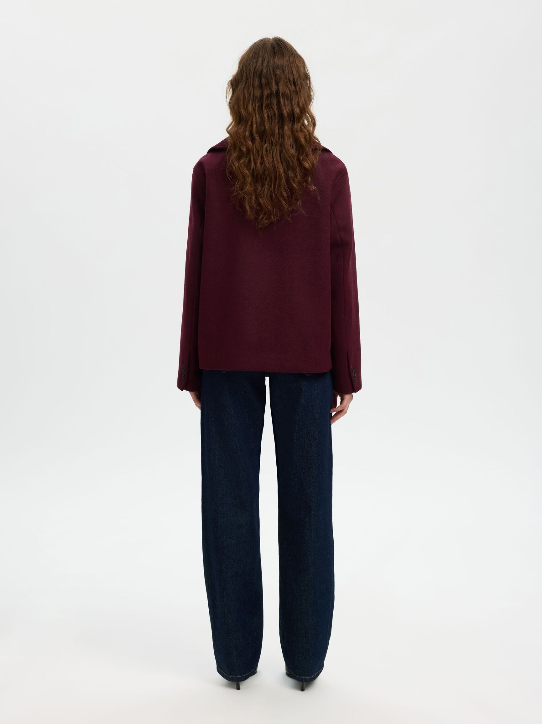 WOOL BLEND JACKET, Fig, highres