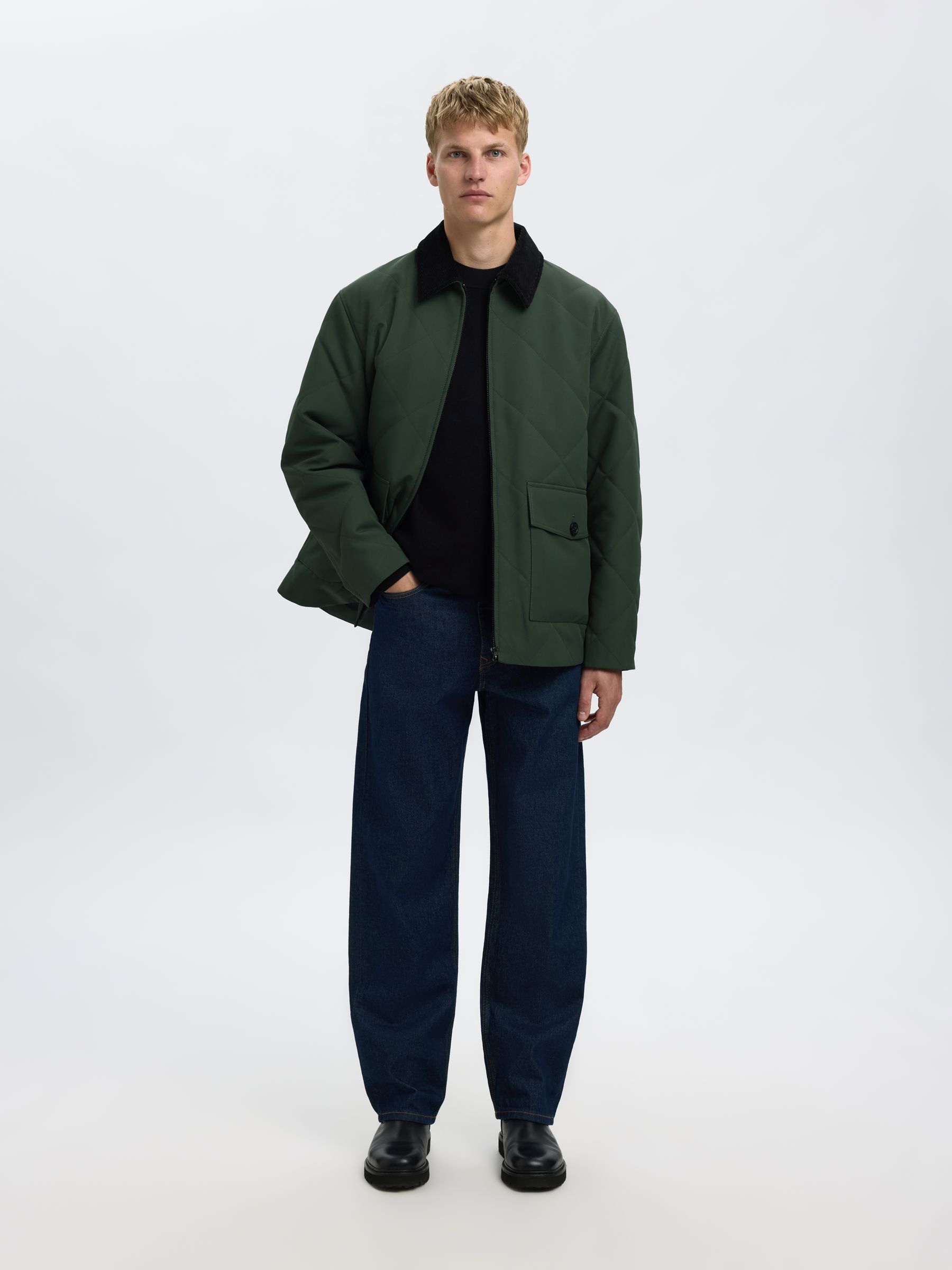 PADDED QUILTED JACKET, Kalamata, highres