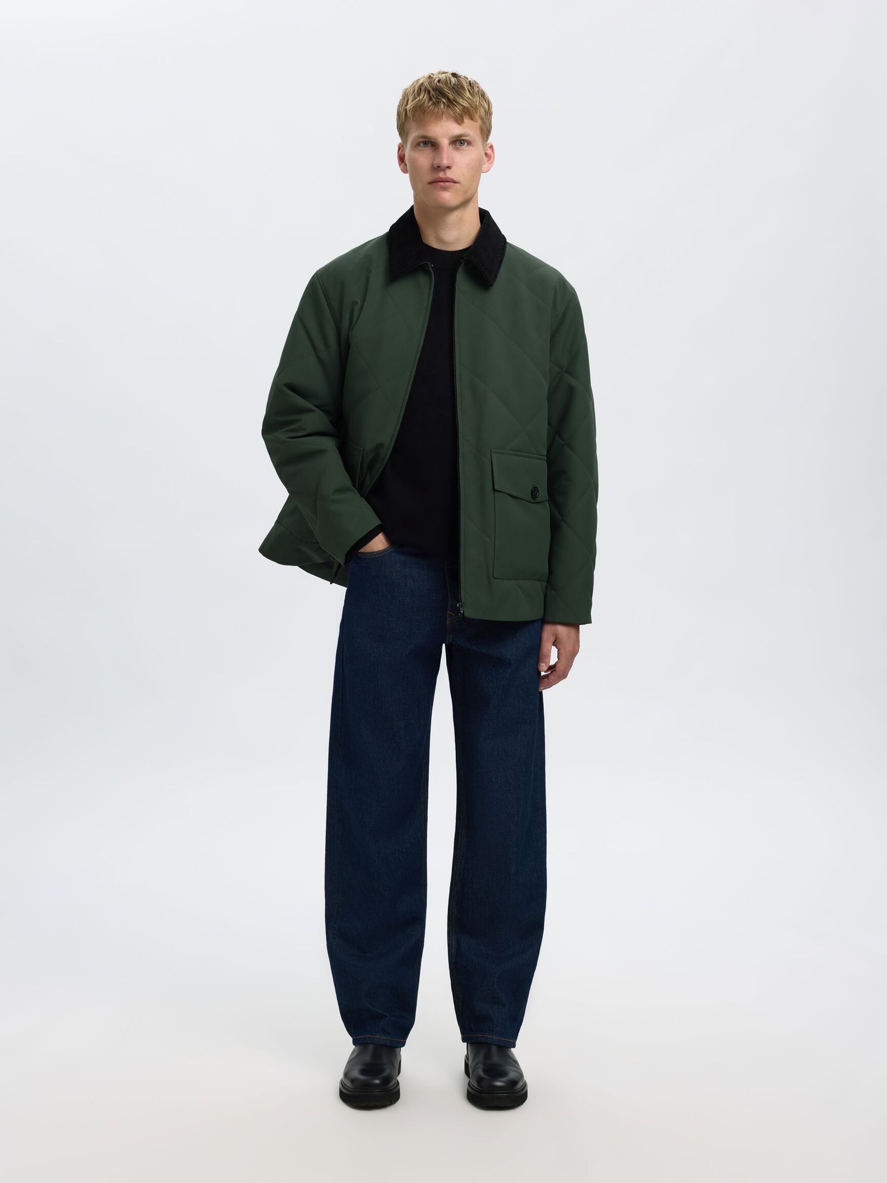 PADDED QUILTED JACKET, Kalamata, highres