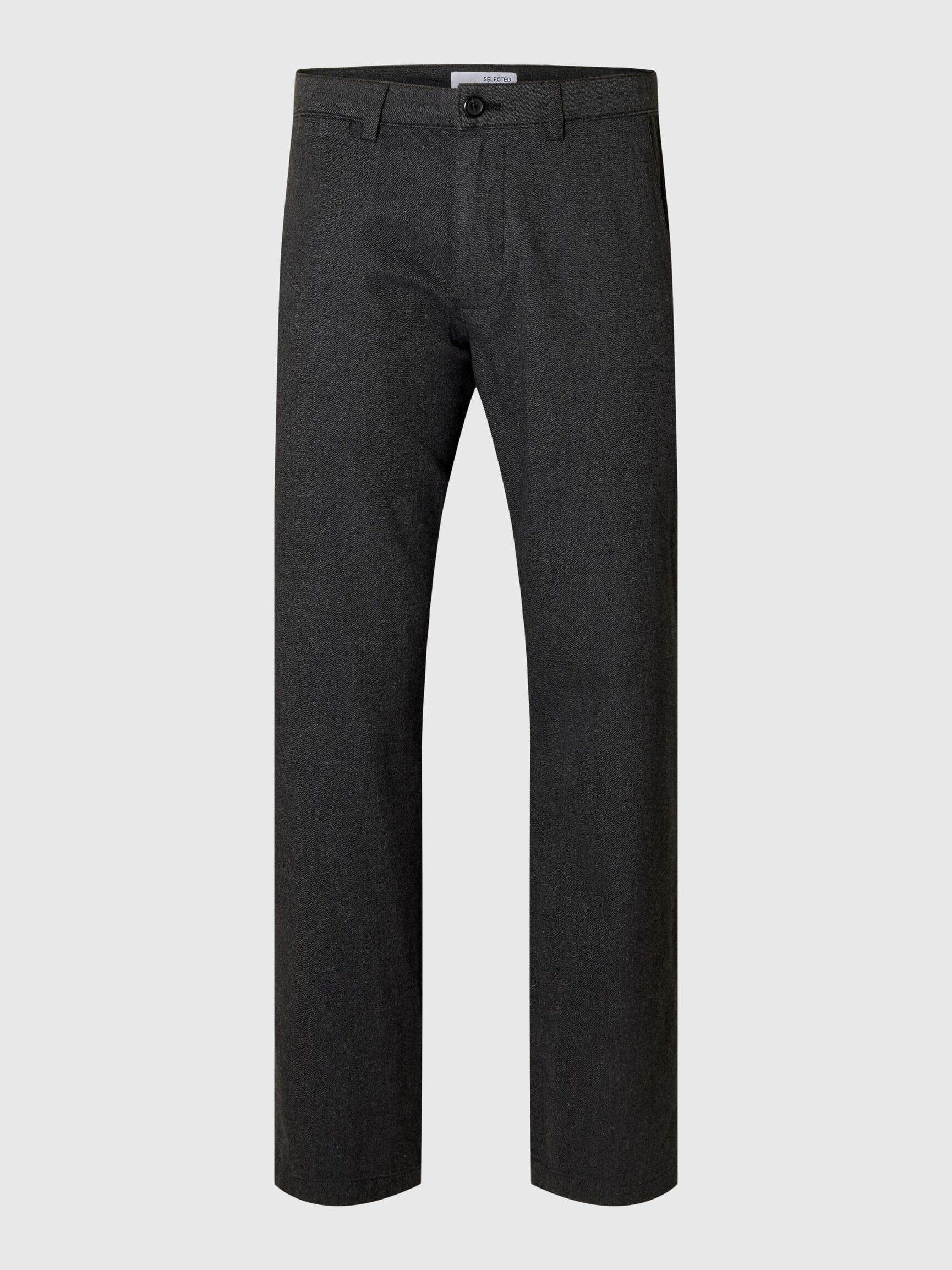 196 PANTALON DROIT, Dark Grey, highres