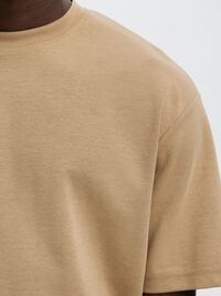 LOOSE FIT T-SHIRT, Savannah Tan, highres