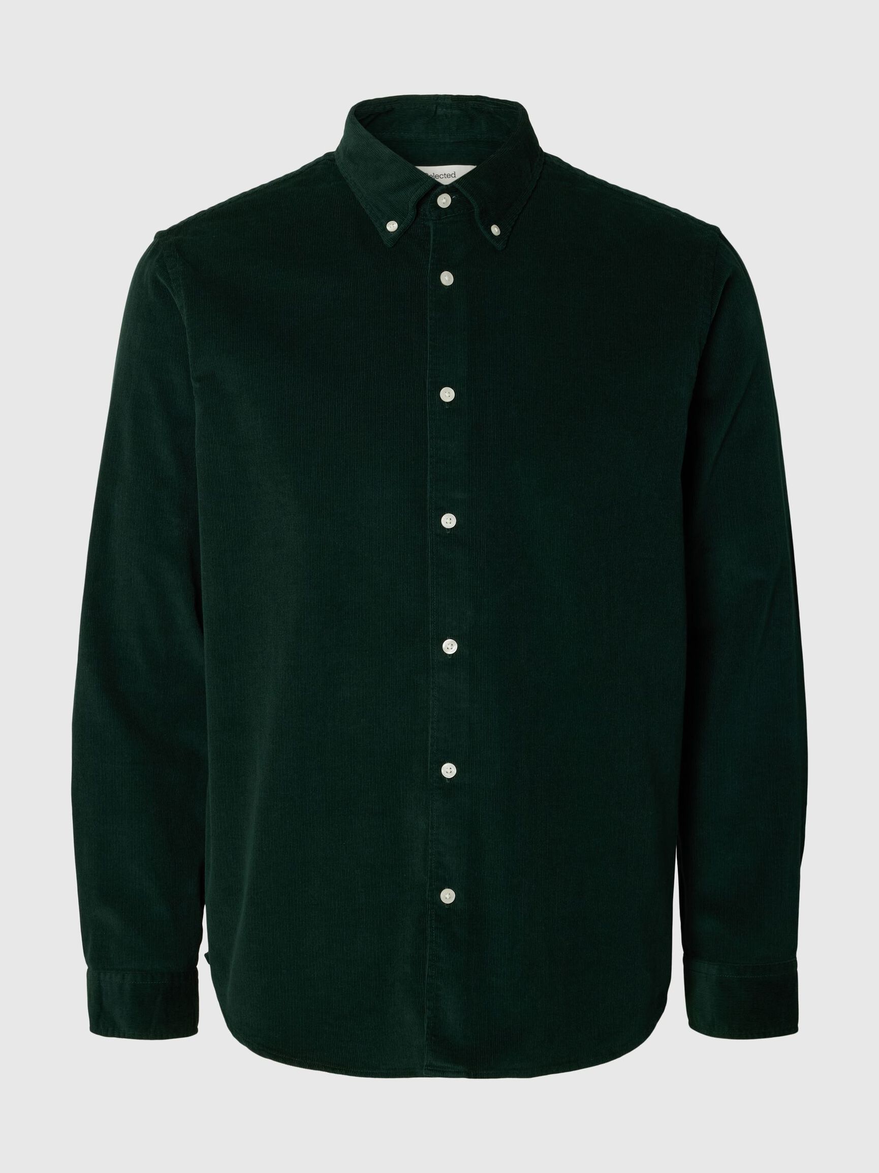COTTON  CORDUROY SHIRT, Pine Grove, highres