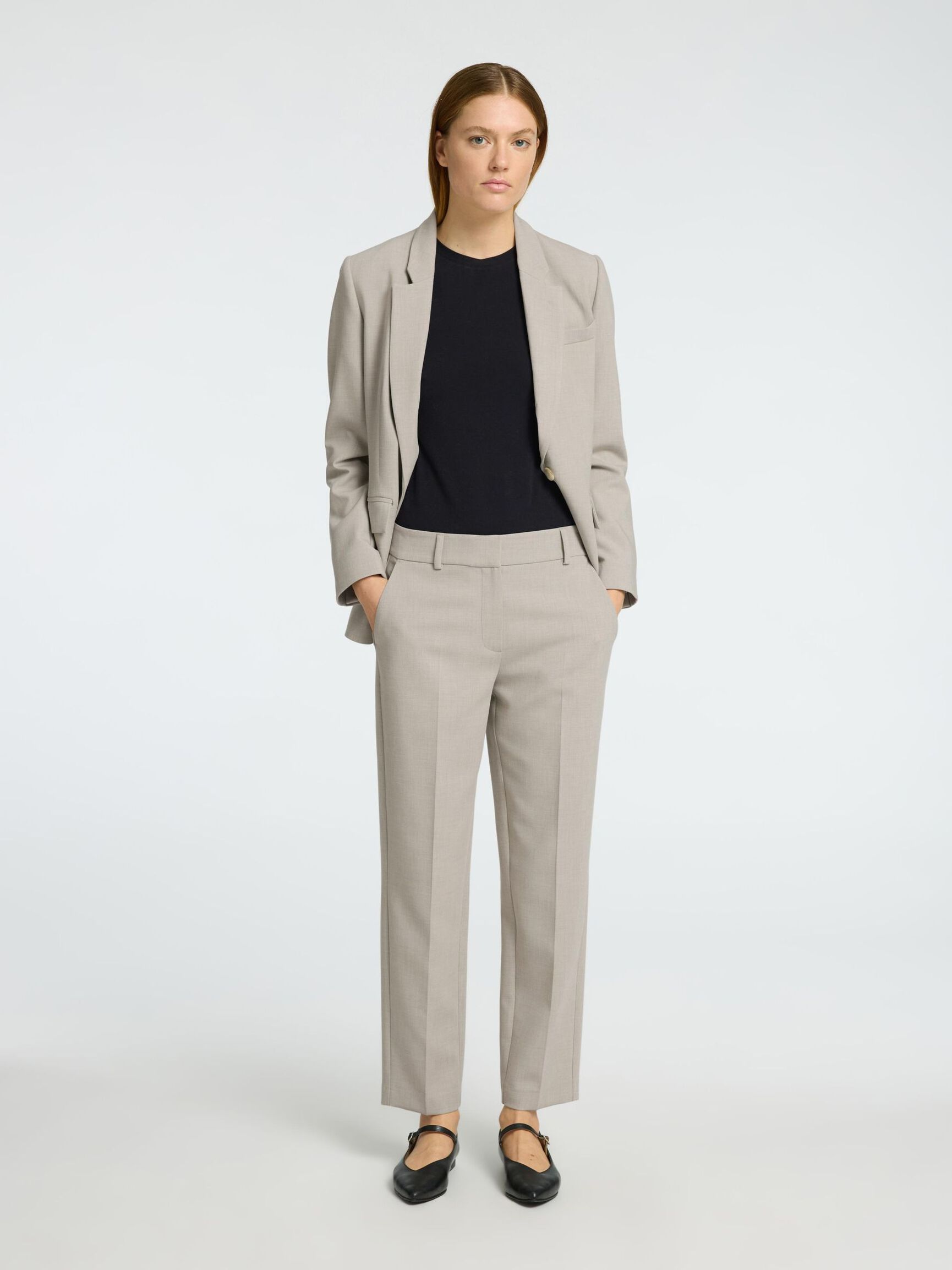 CROPPED TAPERED TROUSERS, Island Fossil, highres