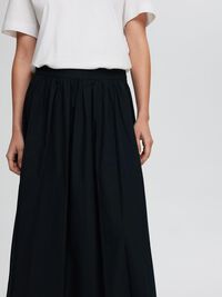 HIGH WAISTED MAXI SKIRT, Black, highres