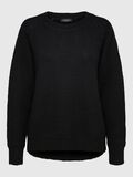 Selected LANGÄRMELIGER STRICKPULLOVER, Black, highres - 16074482_Black_001.jpg