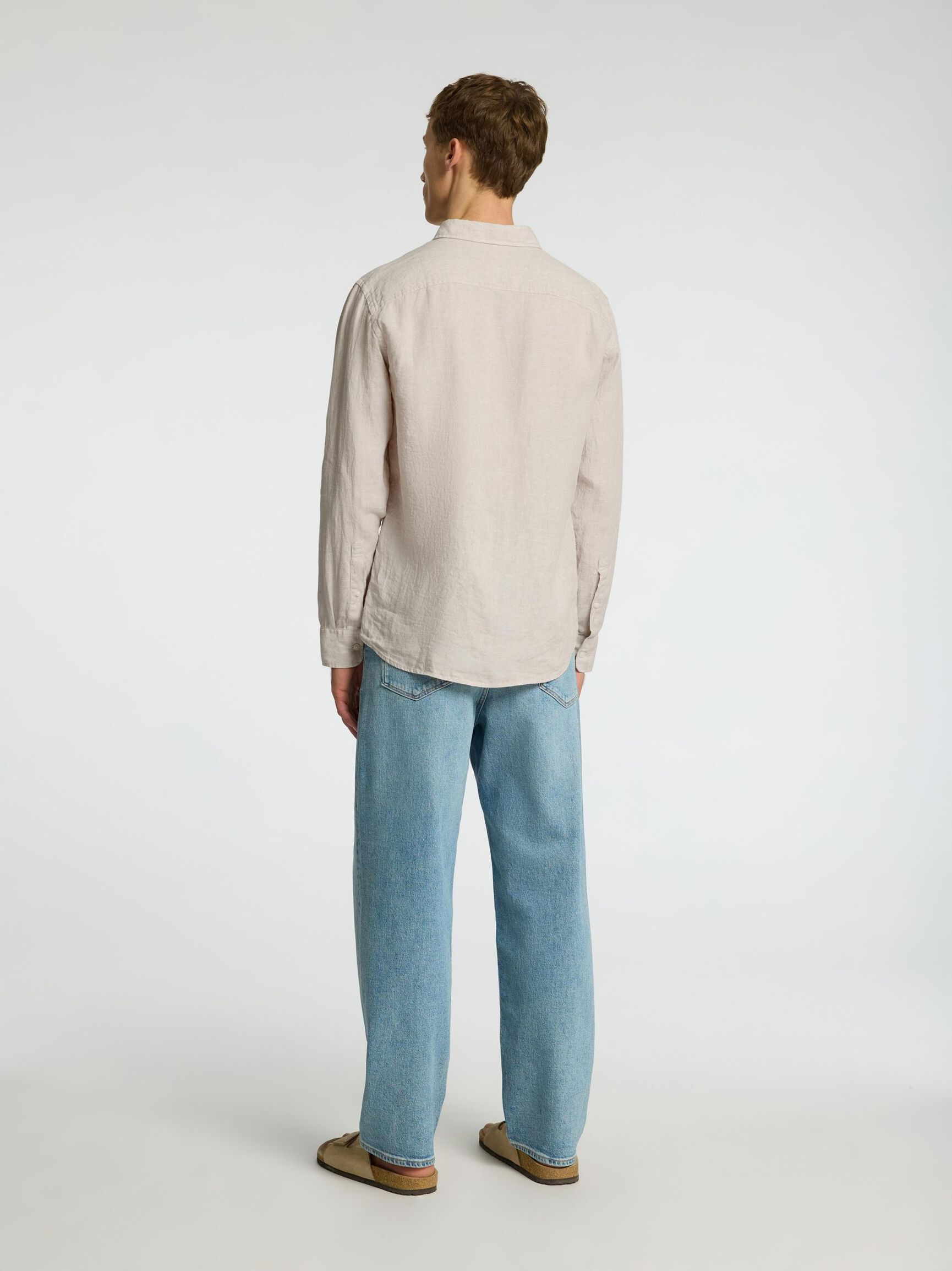 100% LINEN SHIRT, Pure Cashmere, highres