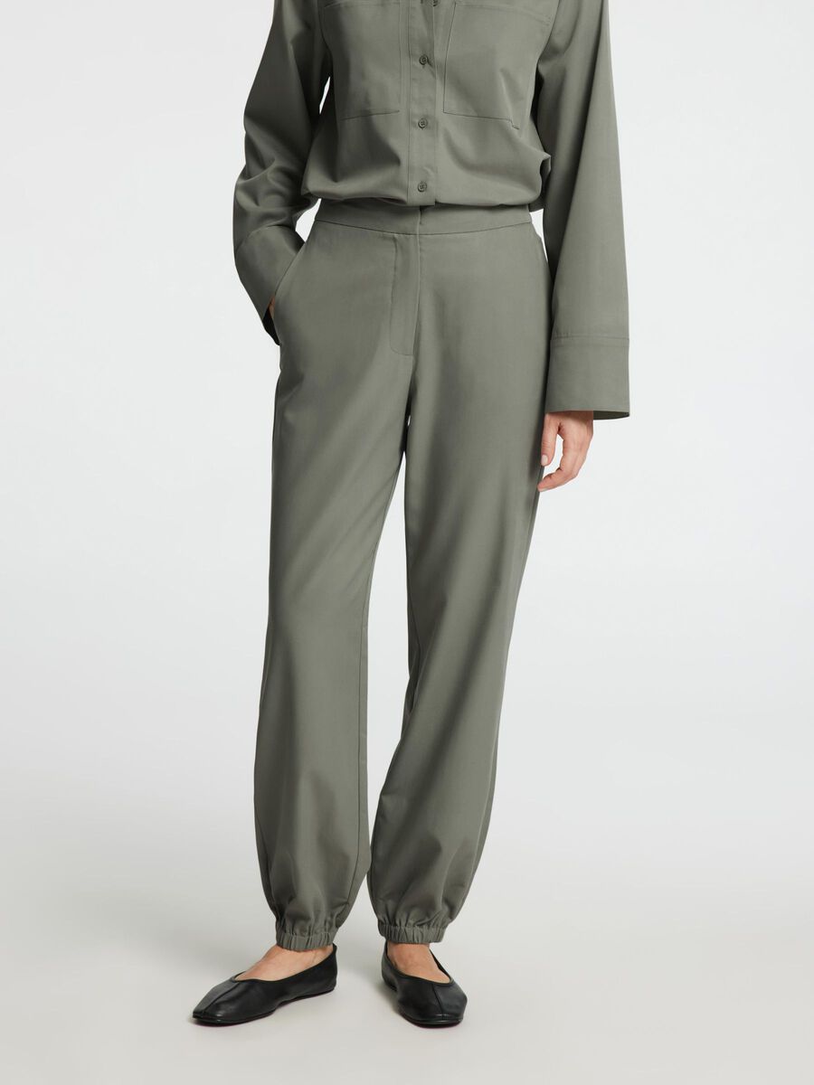 Selected TAILORED JOGGERS, Vetiver, highres - 16092380_Vetiver_003.jpg