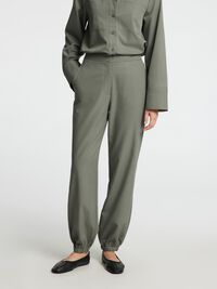 TAILORED JOGGERS, Vetiver, highres