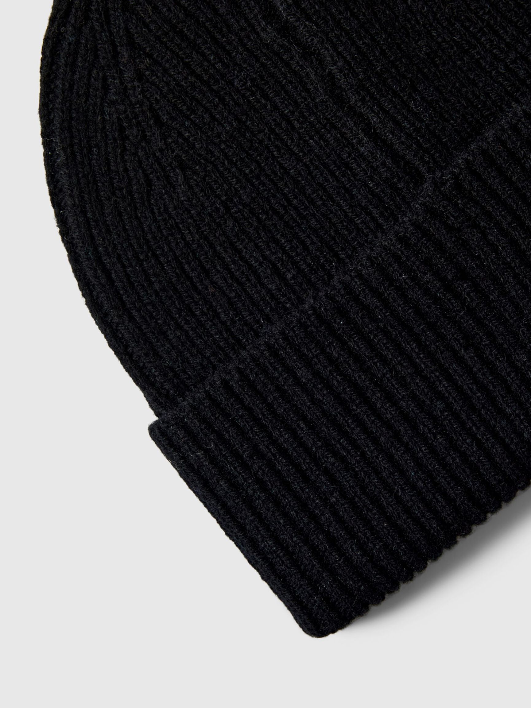CZAPKA BEANIE, Black, highres
