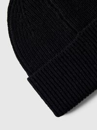 CZAPKA BEANIE, Black, highres